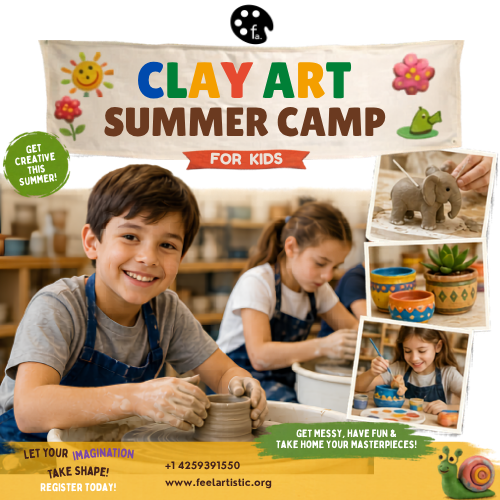Clay Art Summer Camp for Kids |Pottery Classes